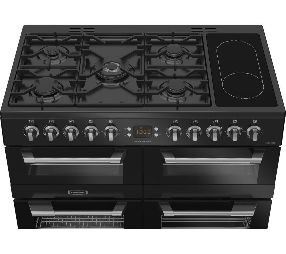 LEISURE Cuisinemaster CS100F520K Dual Fuel Range Cooker - Black