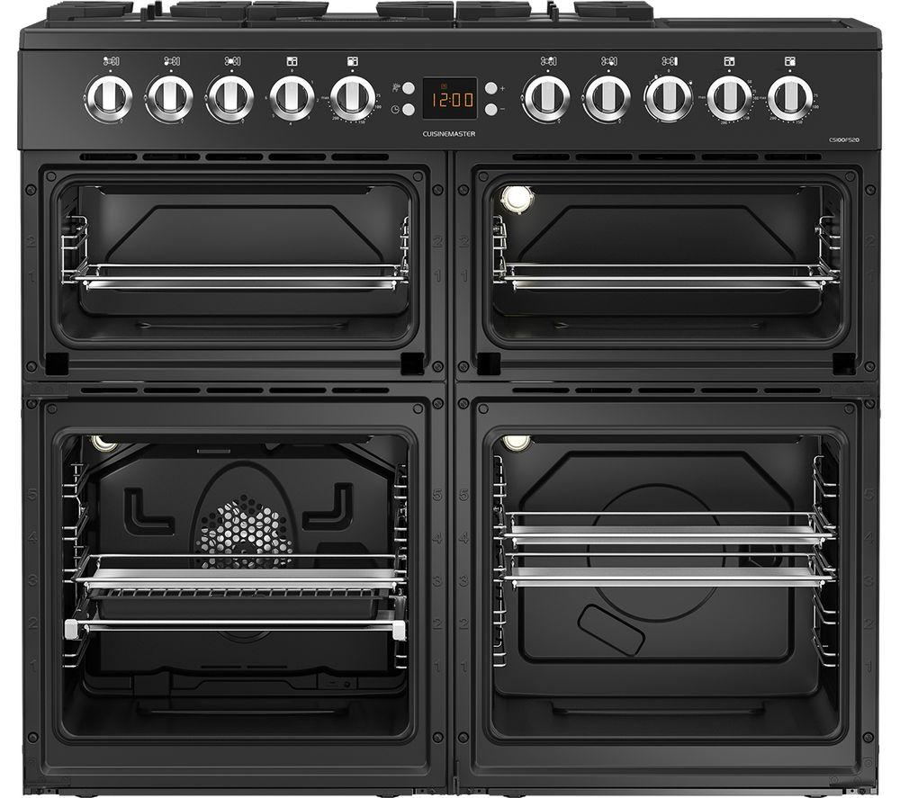 LEISURE Cuisinemaster CS100F520K Dual Fuel Range Cooker - Black