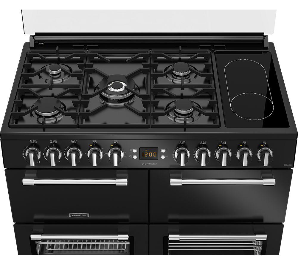 LEISURE Chefmaster CC100F521K 100 cm Dual Fuel Range Cooker - Black
