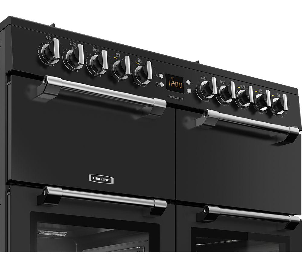 LEISURE Chefmaster CC100F521K 100 cm Dual Fuel Range Cooker - Black