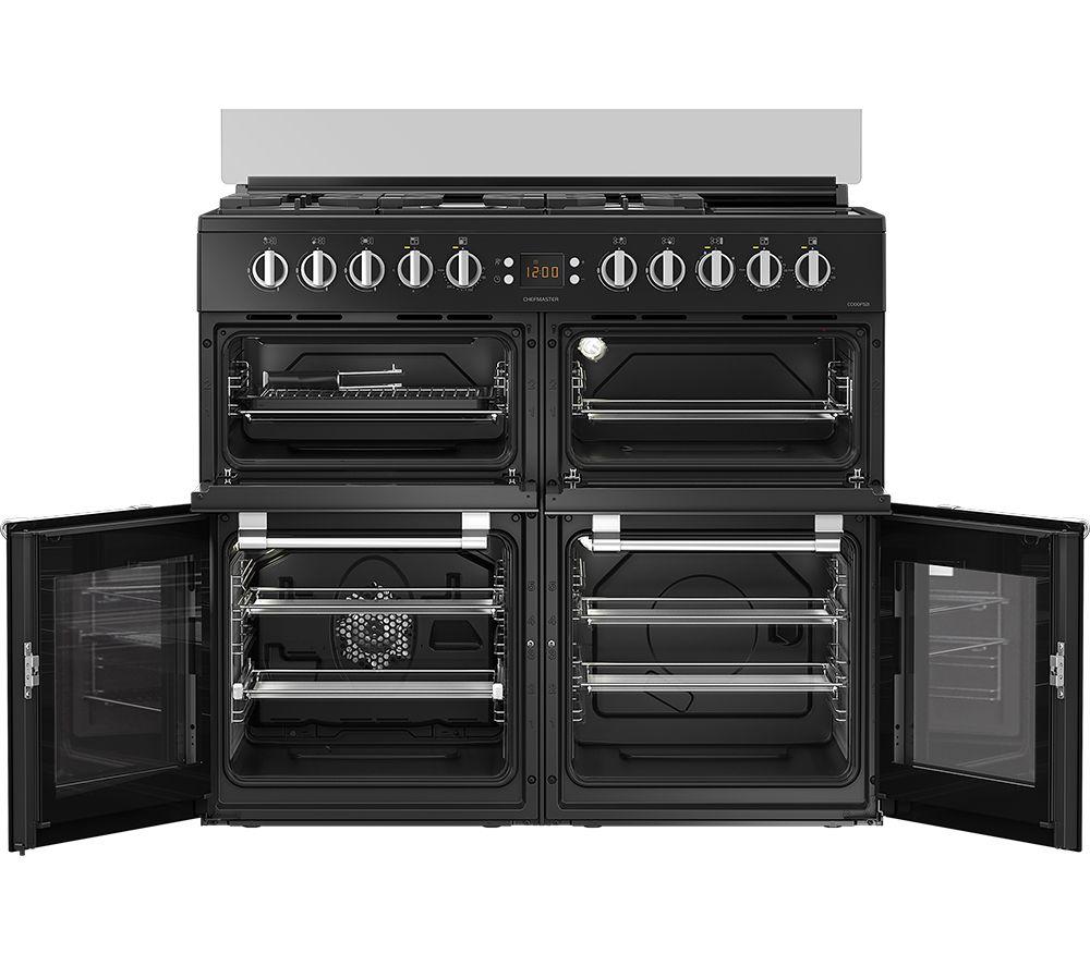 LEISURE Chefmaster CC100F521K 100 cm Dual Fuel Range Cooker - Black