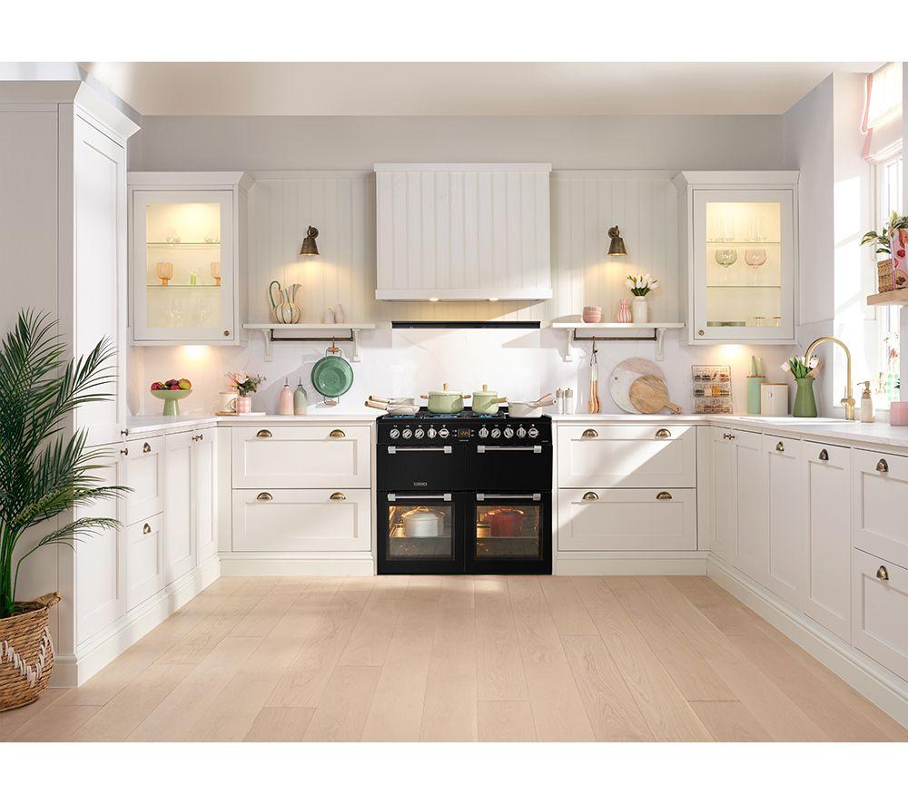 LEISURE Chefmaster CC100F521K 100 cm Dual Fuel Range Cooker - Black