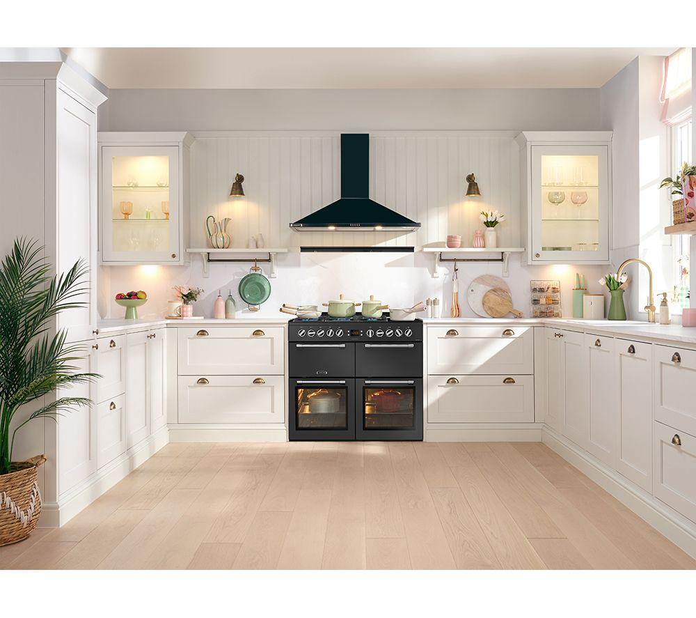 Cocina independiente de doble combustible LEISURE Chefmaster CC100F521T de 100 cm - Antracita