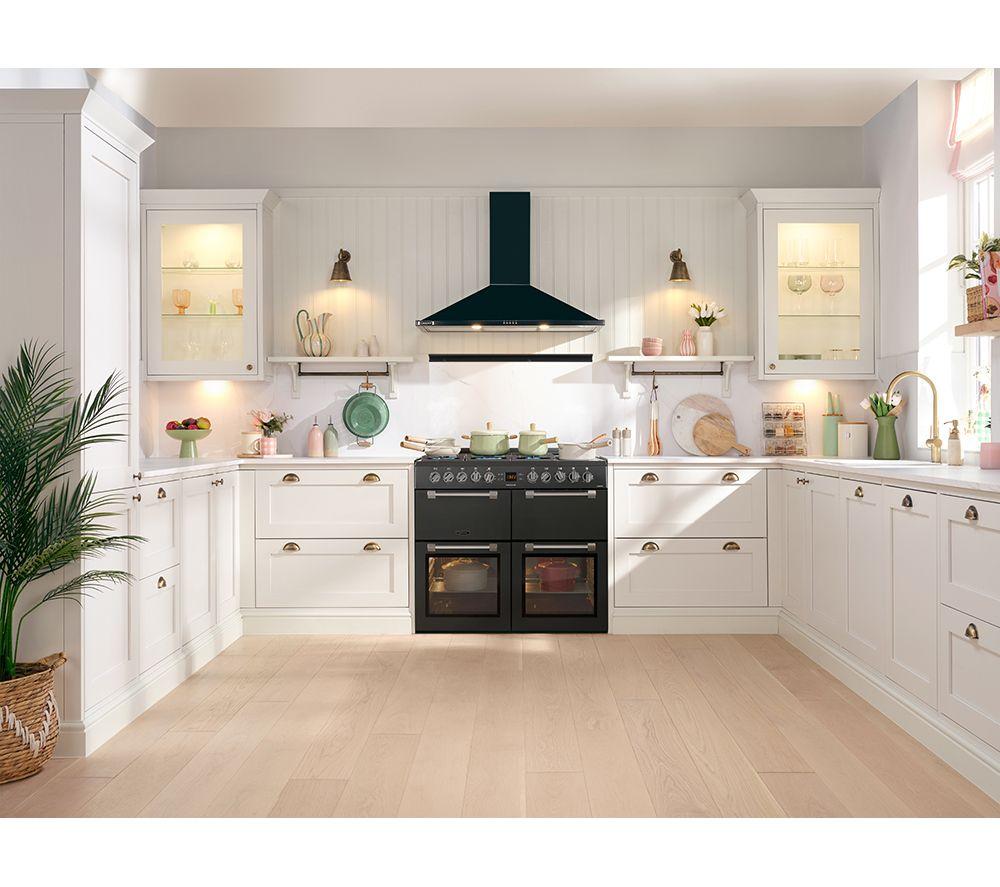 Cocina independiente de doble combustible LEISURE Chefmaster CC100F521T de 100 cm - Antracita