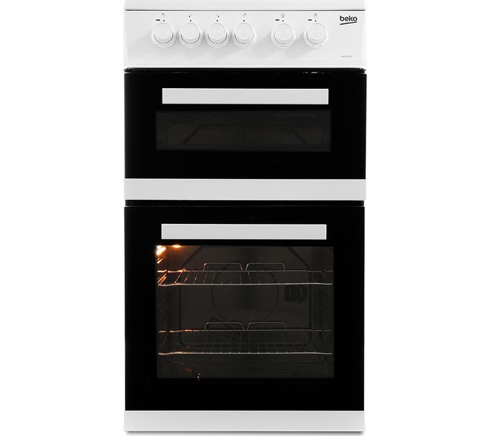 Cocina eléctrica de cerámica de 50 cm BEKO KDC5422AW - Blanca