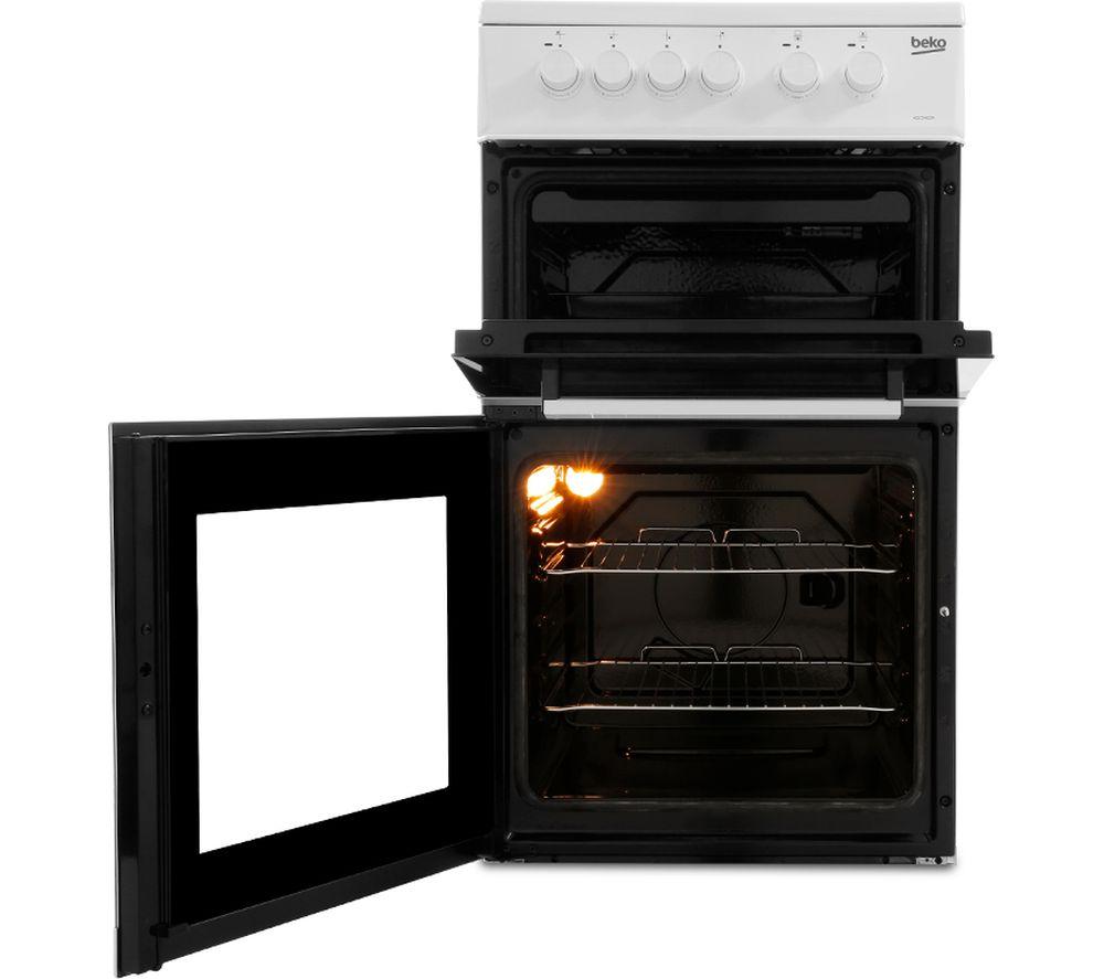 Cocina eléctrica de cerámica de 50 cm BEKO KDC5422AW - Blanca