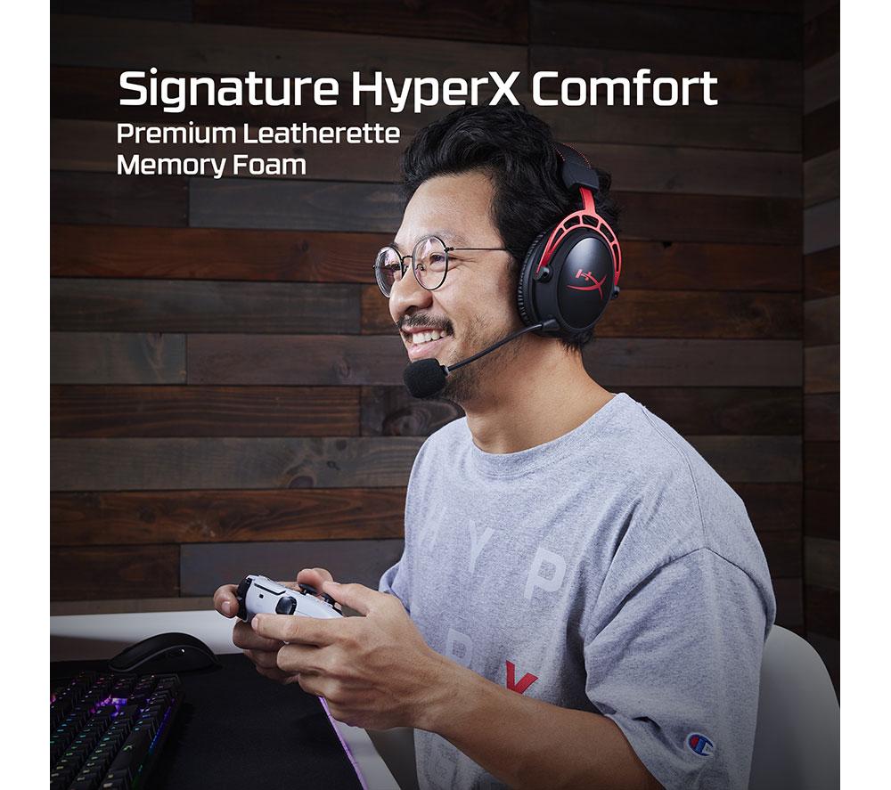 HYPERX Cloud Alpha kabelgebundenes Gaming-Headset Schwarz & Rot
