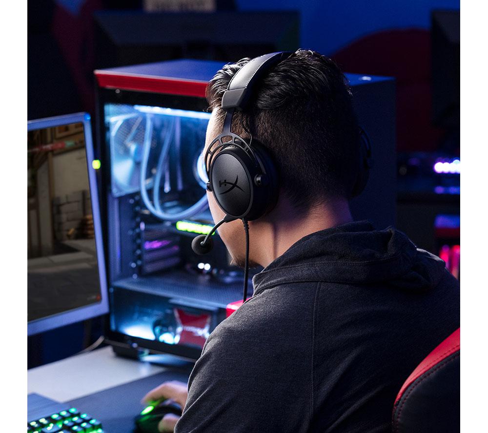 HYPERX Cloud Alpha kabelgebundenes Gaming-Headset Schwarz & Rot