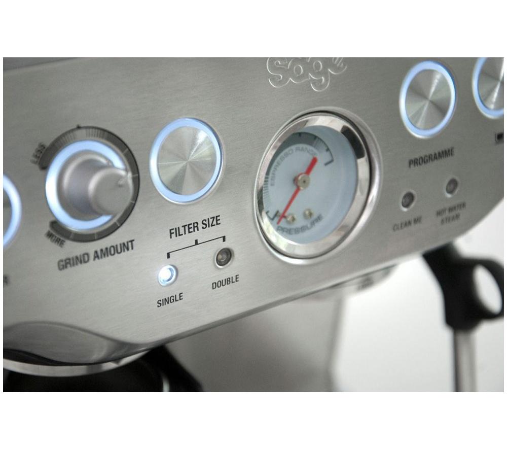 SAGE The Barista Express BES875 Siebträgermaschine - Edelstahl