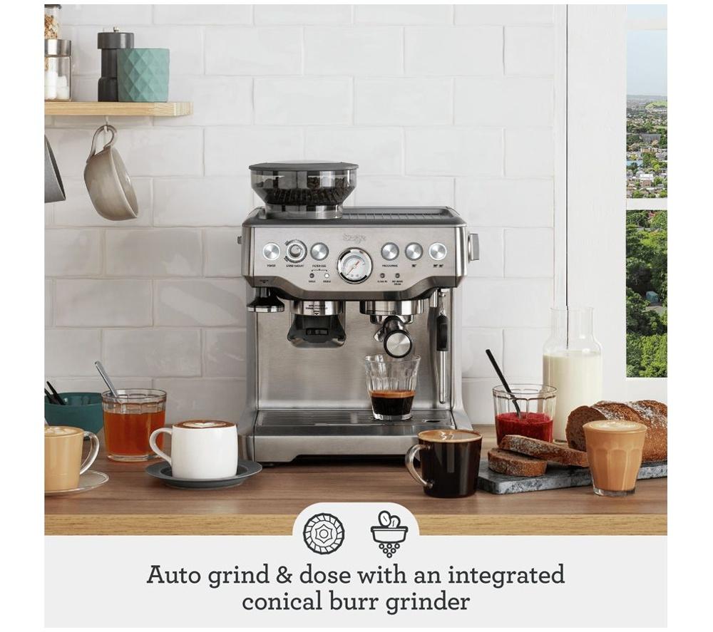 SAGE The Barista Express BES875 Siebträgermaschine - Edelstahl