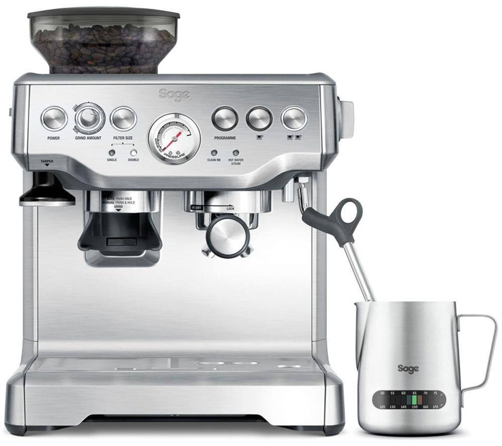 SAGE The Barista Express BES875 Bean to Cup Coffee Machine - Stainless Steel
