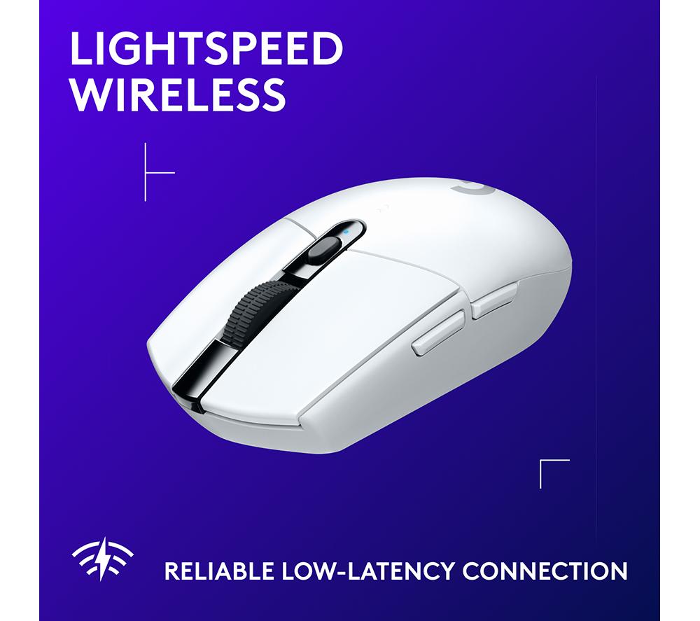 Ratón óptico inalámbrico para gaming LOGITECH G305 Lightspeed - Blanco