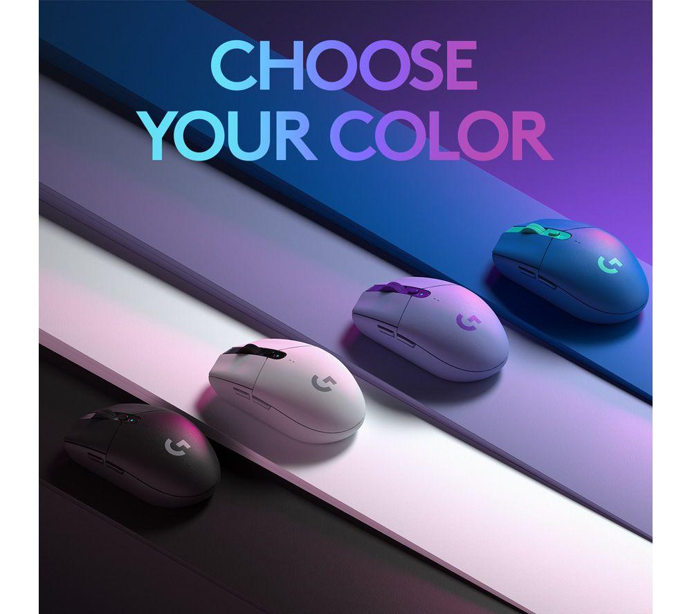 Ratón óptico inalámbrico para gaming LOGITECH G305 Lightspeed - Blanco