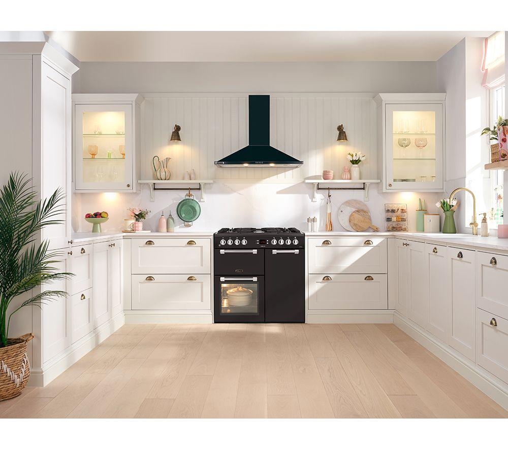 Cocina de pie LEISURE CK90F530T 90 cm de doble combustible - Antracita