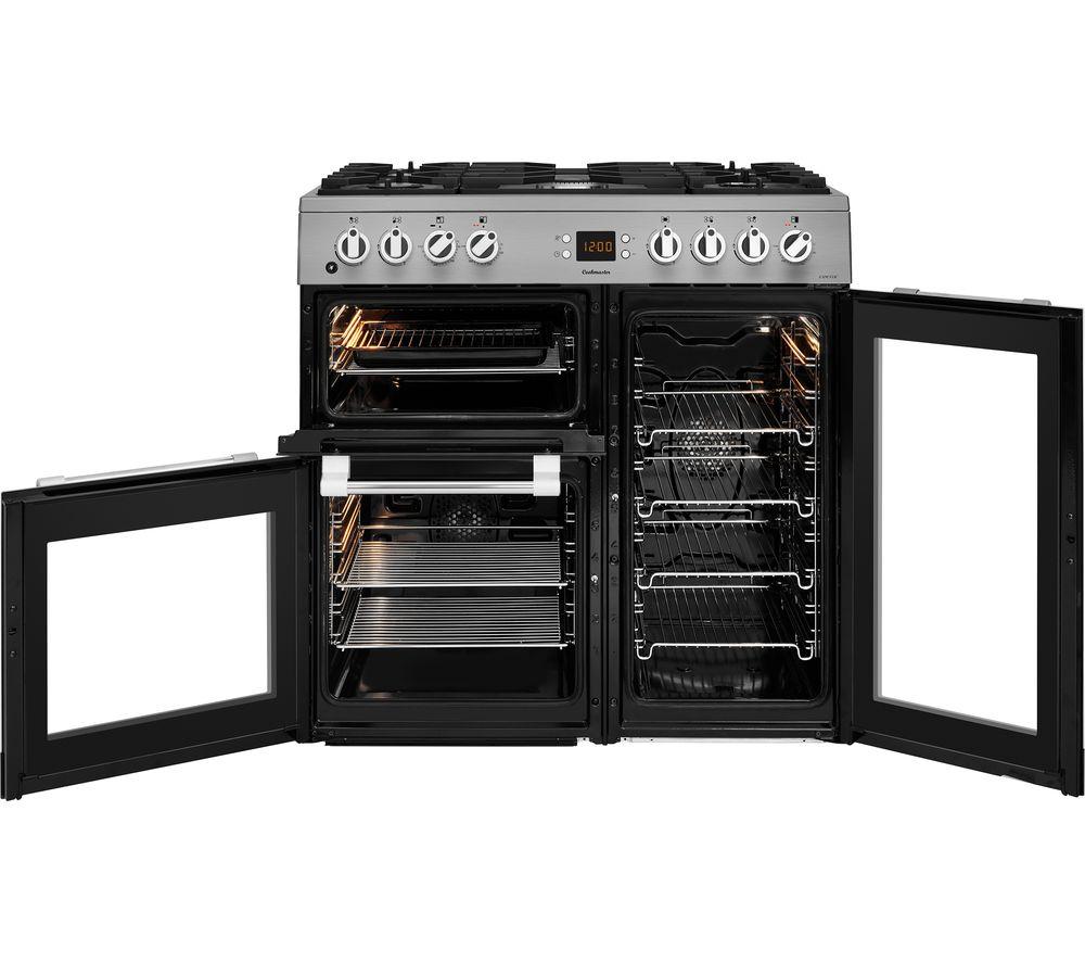 LEISURE CK90F530X 90 cm Dual Fuel Range Cooker - Stainless Steel & Chrome