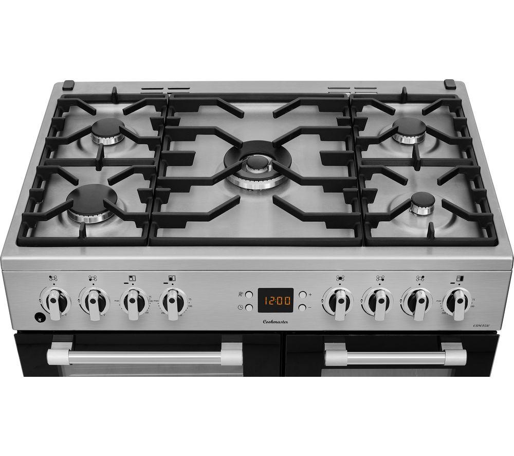 LEISURE CK90F530X 90 cm Dual Fuel Range Cooker - Stainless Steel & Chrome