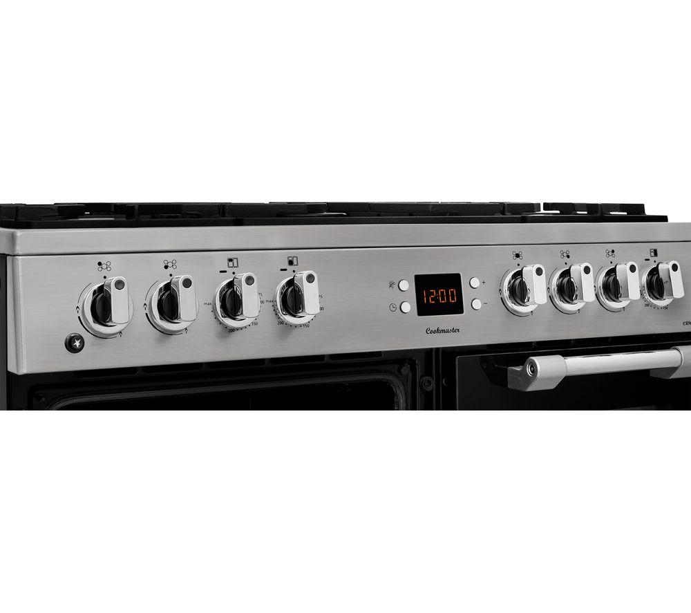 LEISURE CK90F530X 90 cm Dual Fuel Range Cooker - Stainless Steel & Chrome
