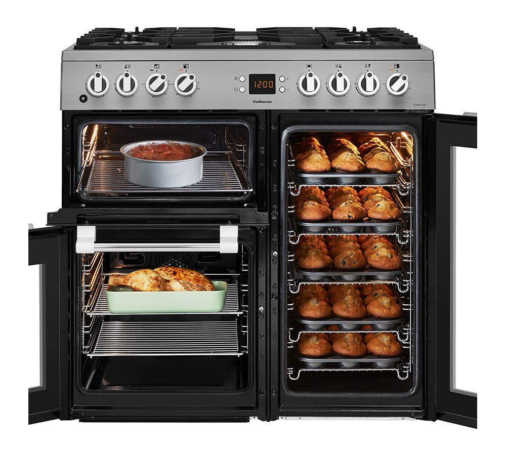 LEISURE CK90F530X 90 cm Dual Fuel Range Cooker - Stainless Steel & Chrome