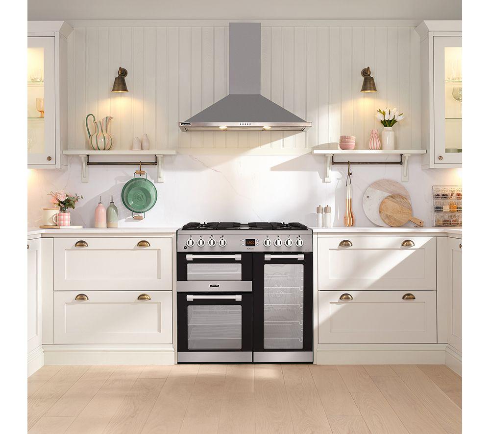 LEISURE CK90F530X 90 cm Dual Fuel Range Cooker - Stainless Steel & Chrome