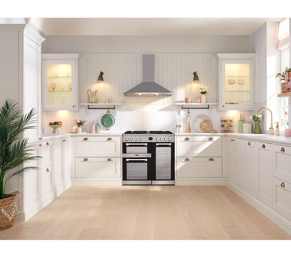 LEISURE CK90F530X 90 cm Dual Fuel Range Cooker - Stainless Steel & Chrome