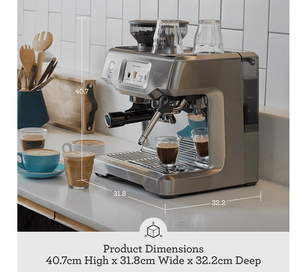 SAGE the Barista Touch SES880 Espressomaschine – Edelstahl & Chrom