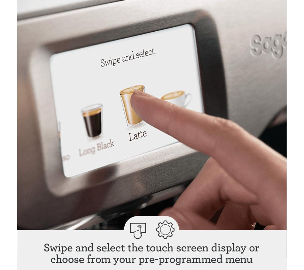 SAGE the Barista Touch SES880 Espressomaschine – Edelstahl & Chrom