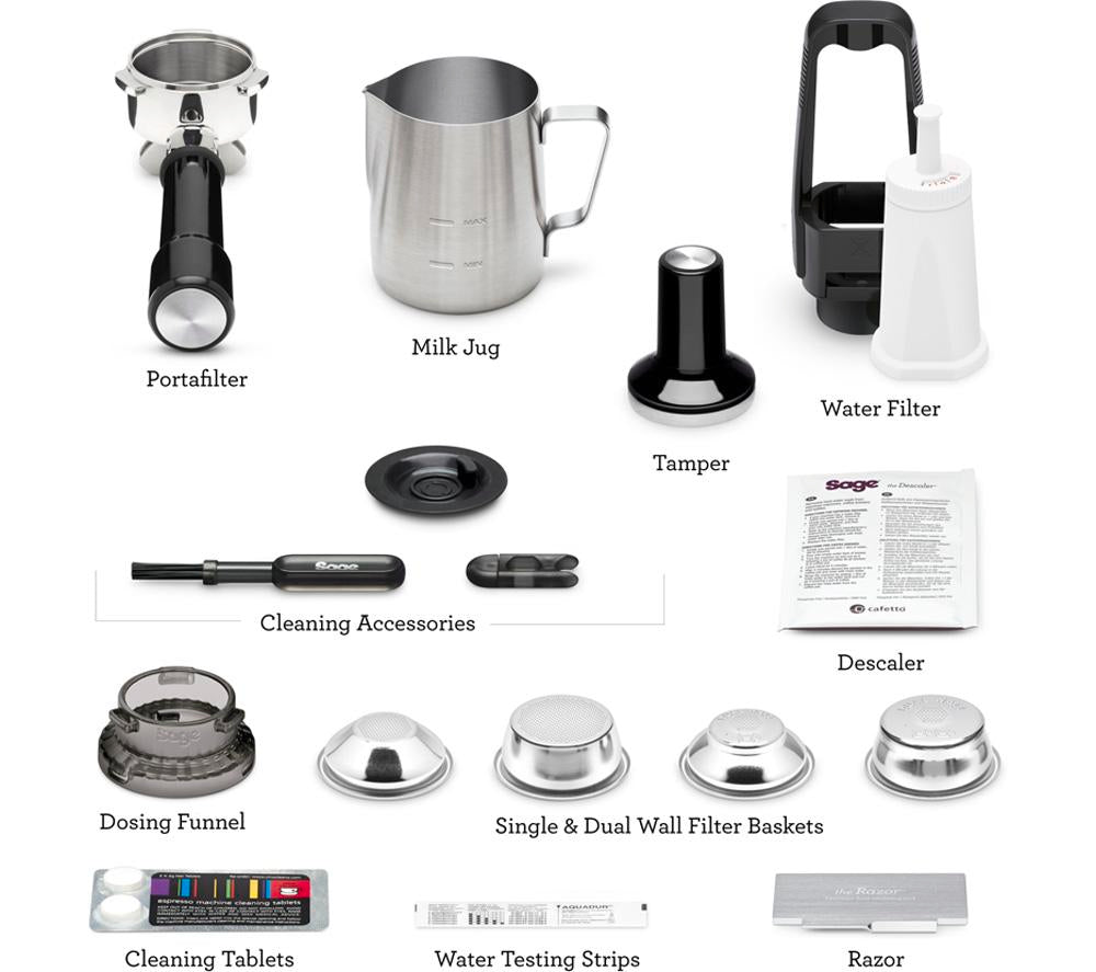 SAGE the Barista Touch SES880 Espressomaschine – Edelstahl & Chrom