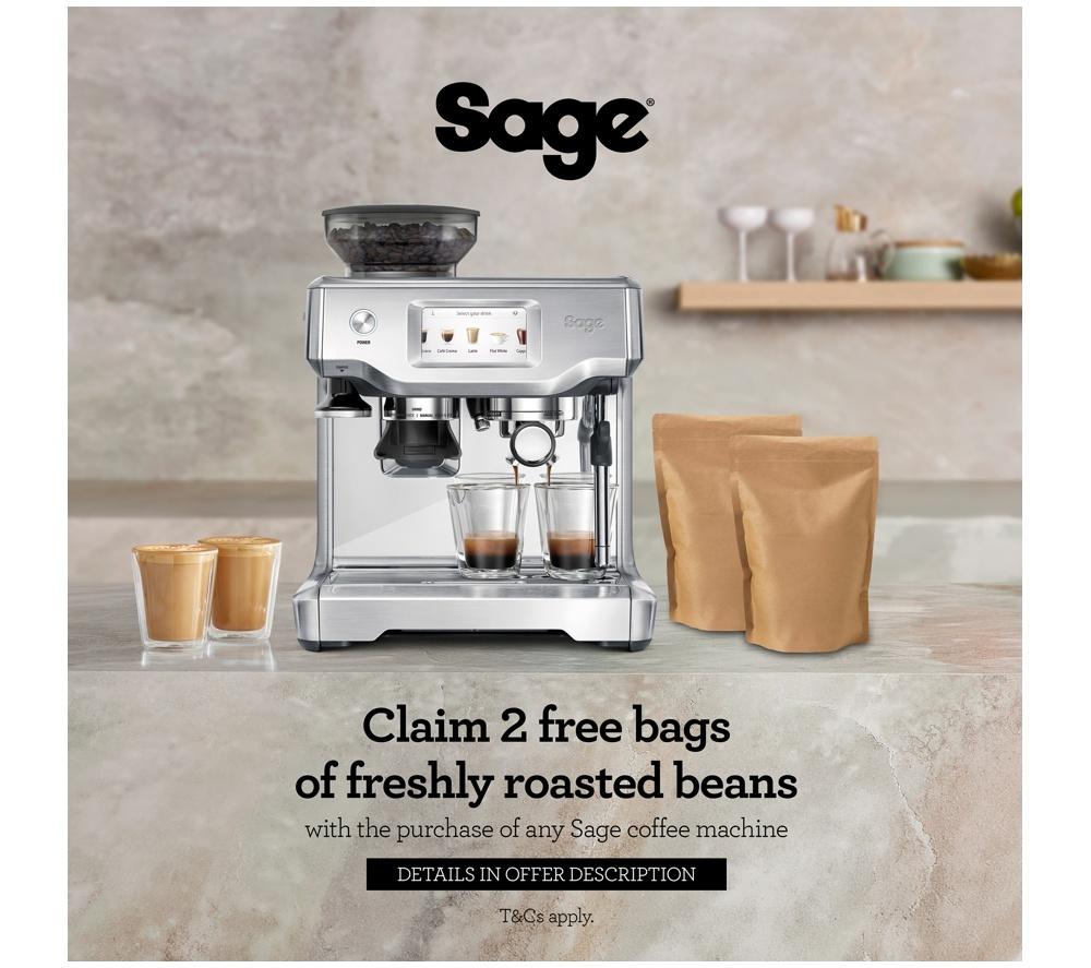 SAGE the Barista Touch SES880 Espressomaschine – Edelstahl & Chrom