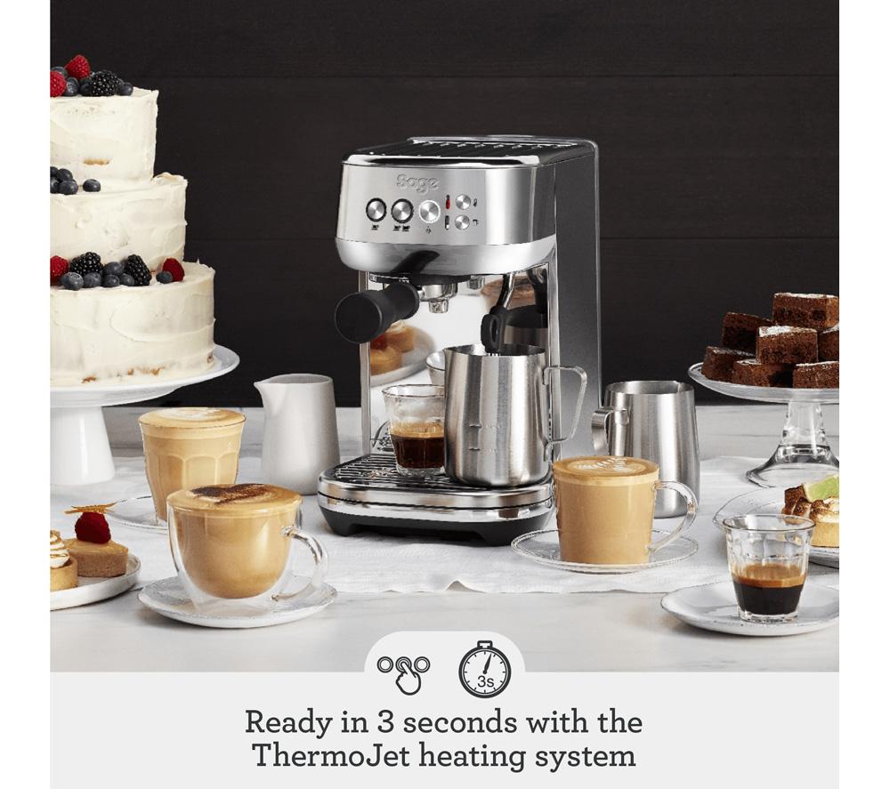 SAGE the Bambino Plus SES500 Coffee Machine - Stainless Steel