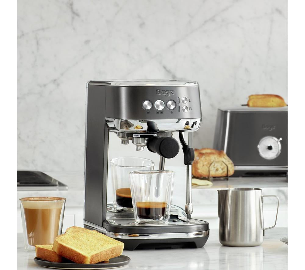 SAGE the Bambino Plus SES500 Coffee Machine - Black Stainless Steel