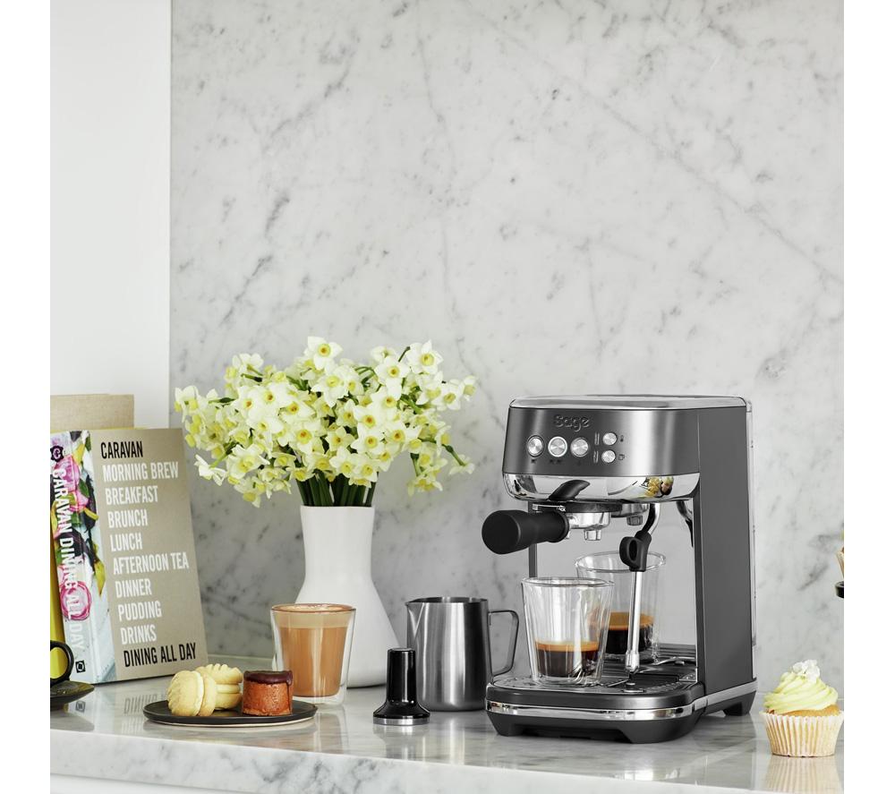 SAGE the Bambino Plus SES500 Coffee Machine - Black Stainless Steel