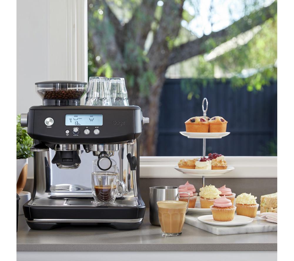 SAGE the Barista Pro SES878 Cafetera Superautomática – Trufa Negra