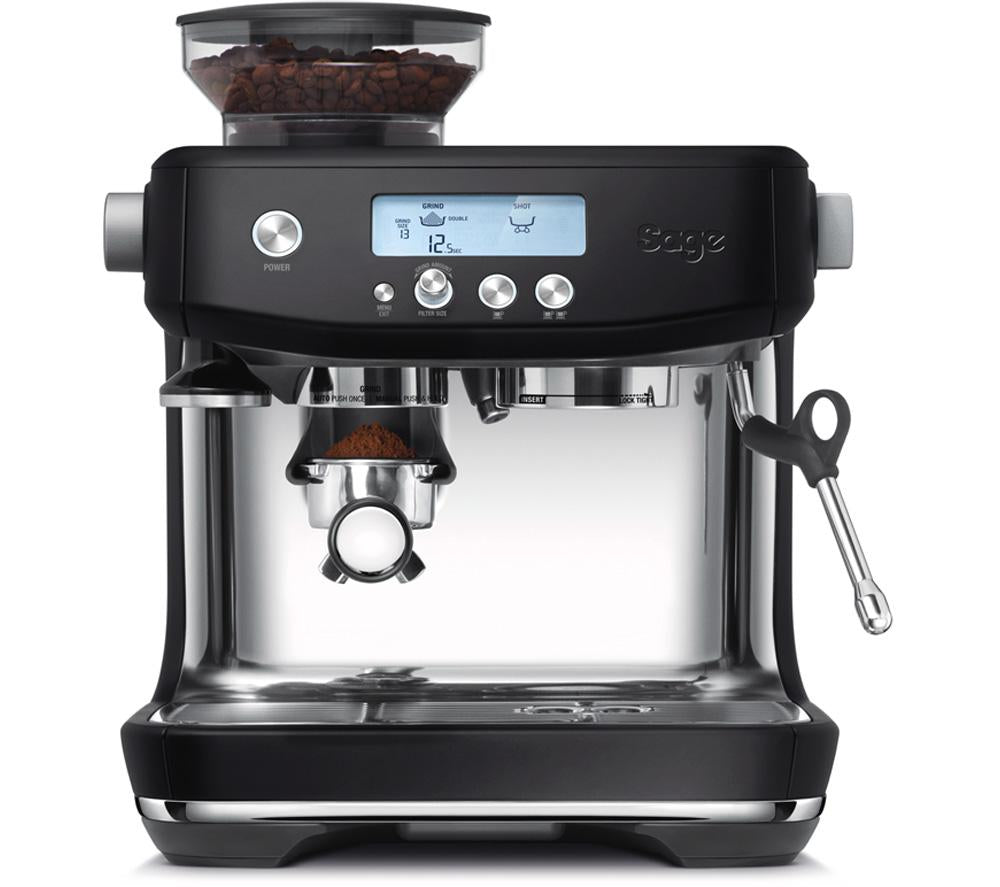 SAGE the Barista Pro SES878 Bean to Cup Coffee Machine - Black Truffle