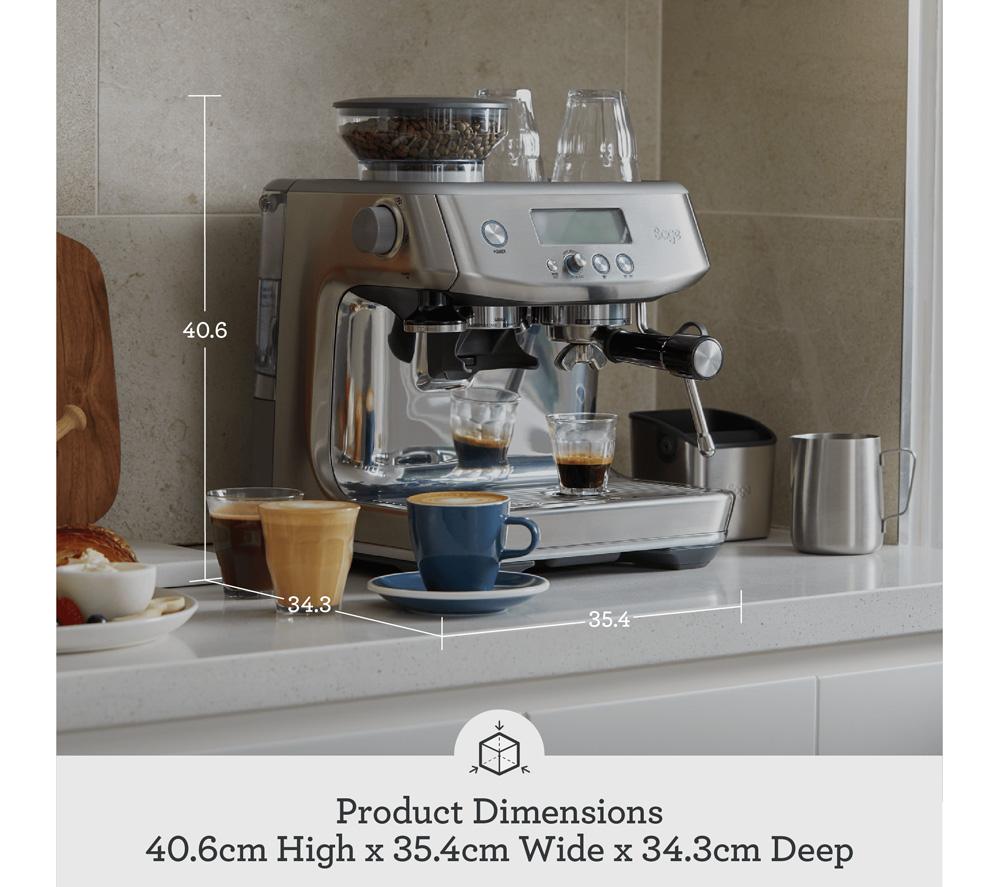 SAGE the Barista Pro SES878 Espressomaschine - Edelstahl