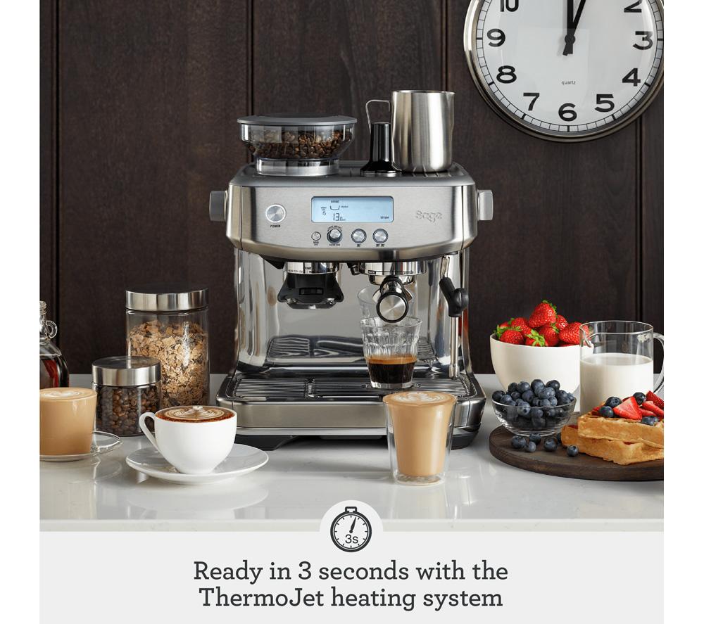 SAGE the Barista Pro SES878 Espressomaschine - Edelstahl