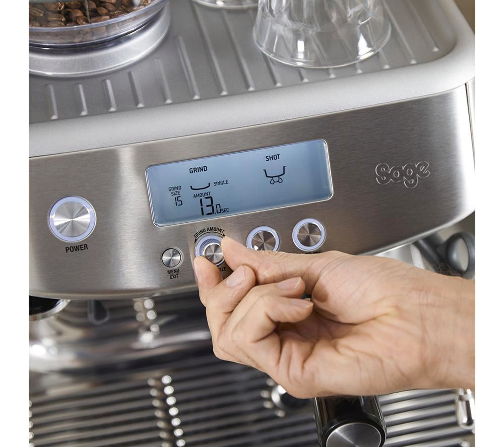 SAGE the Barista Pro SES878 Espressomaschine - Edelstahl