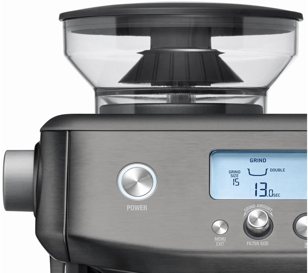 SAGE the Barista Pro SES878 Siebträgermaschine – Schwarz Edelstahl
