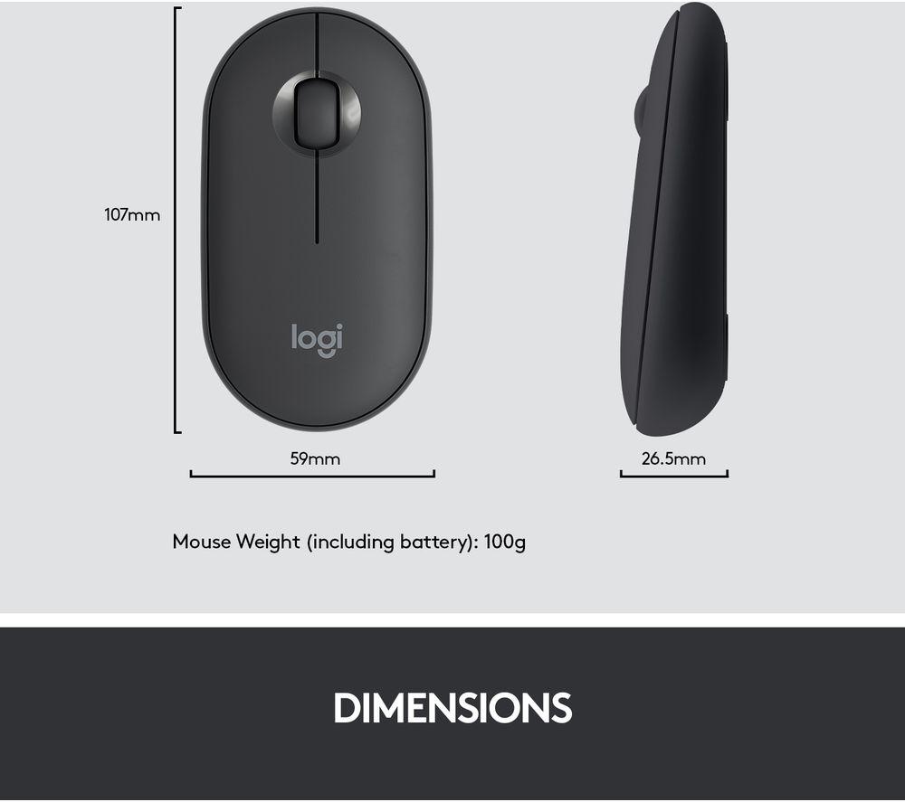 LOGITECH MK470 Wireless Keyboard and Mouse Set - Graphite