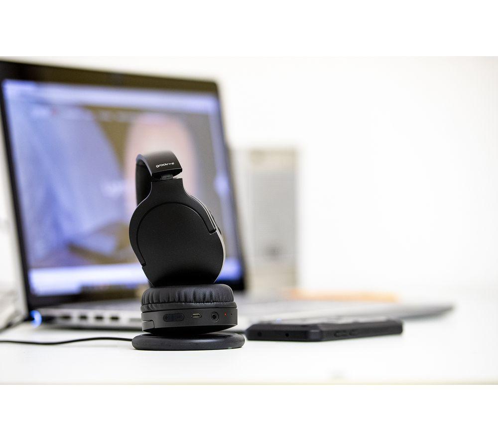 GROOV-E Ultra GV-BT750-BK Wireless Bluetooth Headphones - Black