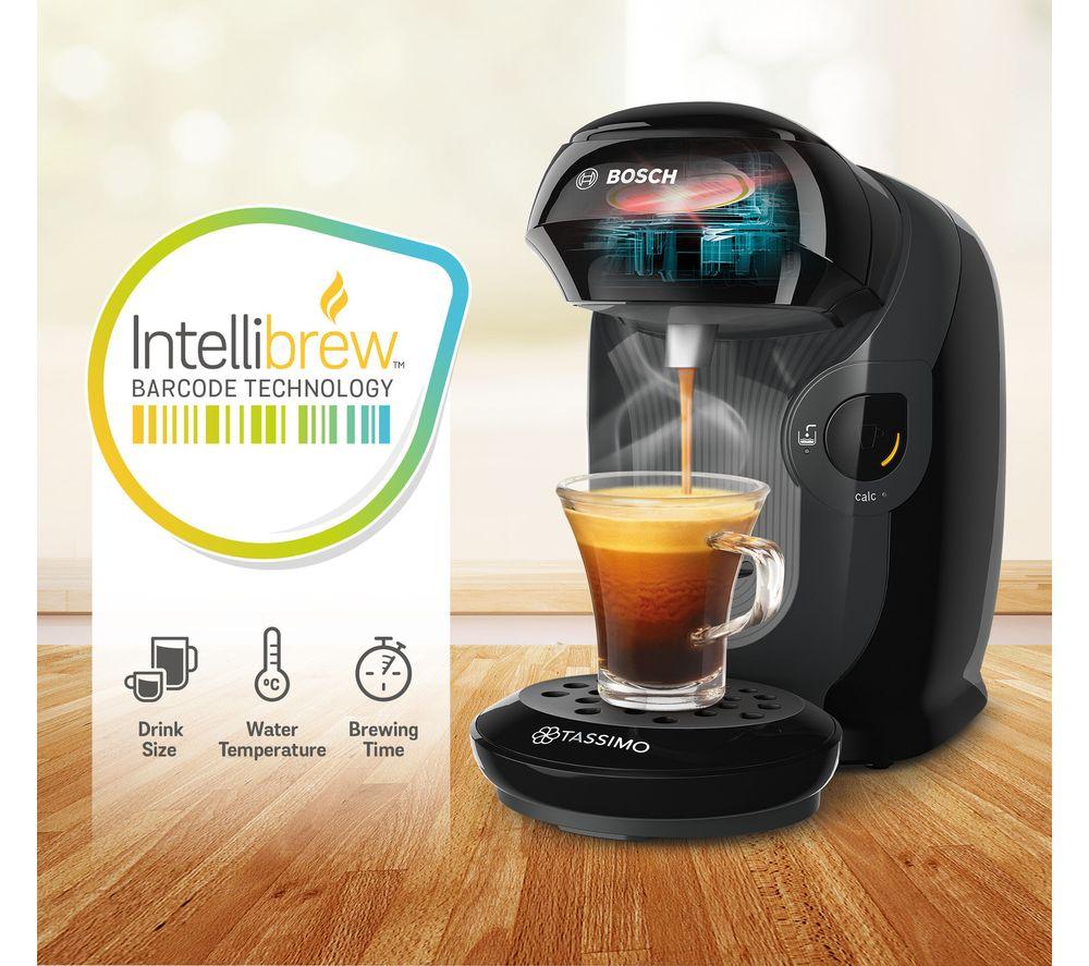 TASSIMO by Bosch My Way 2 TAS6502GB Kaffeemaschine mit Brita Filter – Schwarz