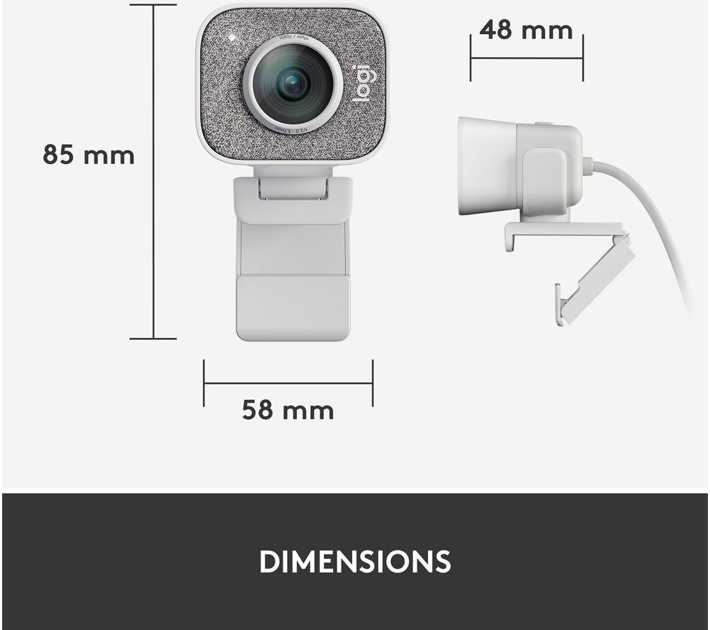 LOGITECH StreamCam Webcam Full HD USB-C - Blanca
