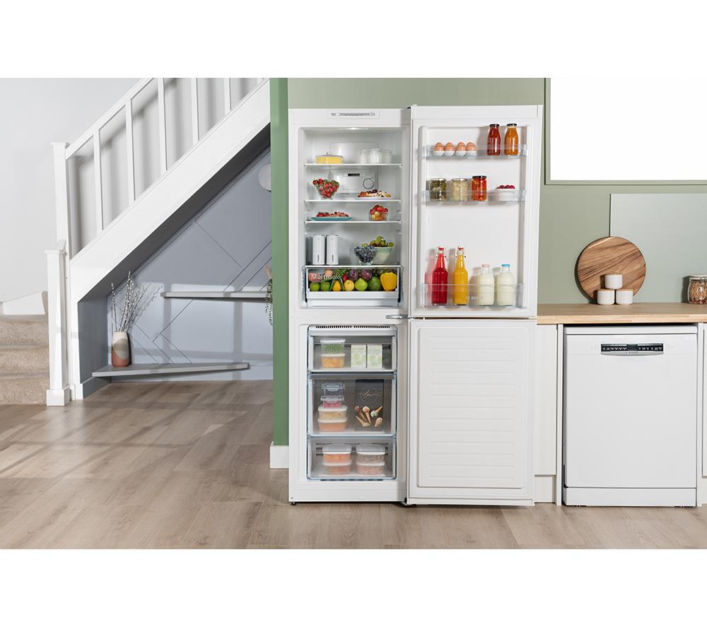 Frigorífico combi BOSCH Serie 2 KGN34NWEAG 50/50 - Blanco