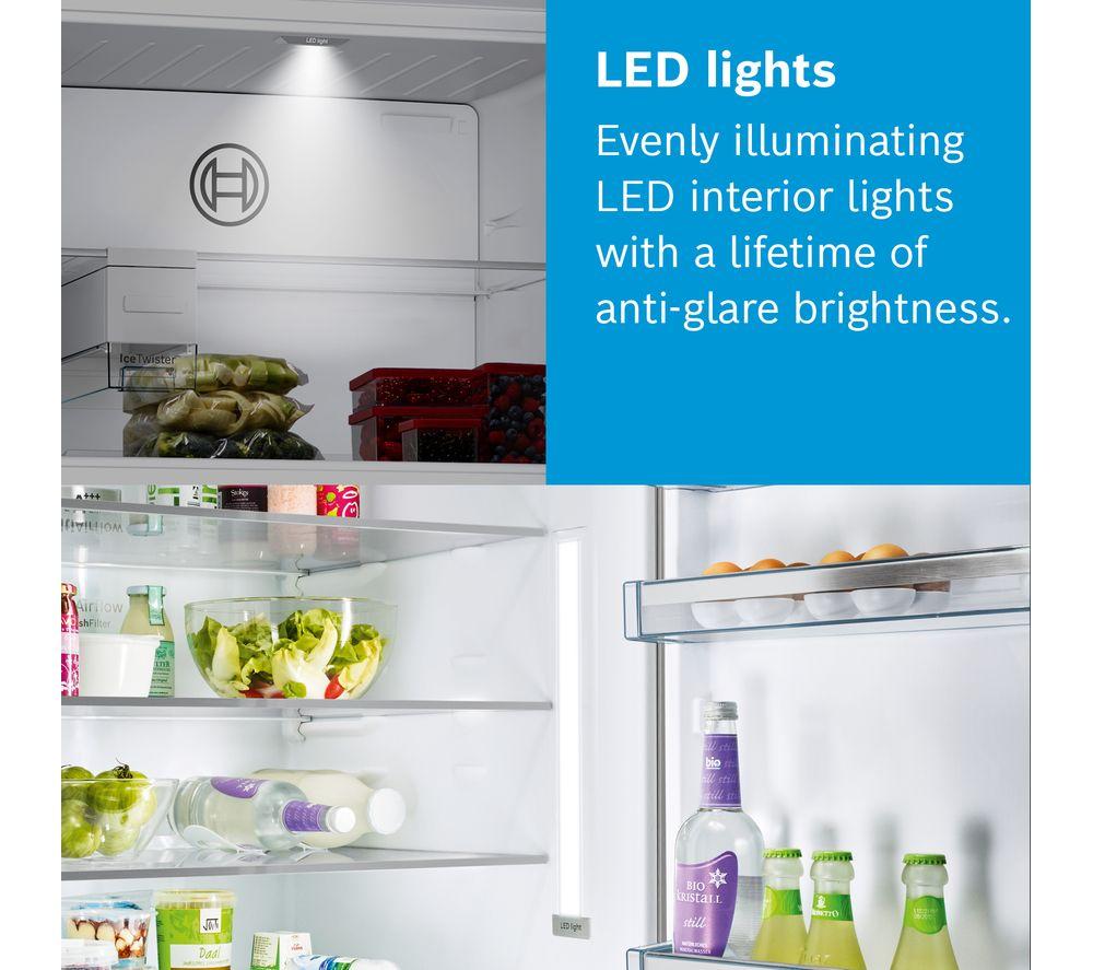 Frigorífico combi BOSCH Serie 2 KGN34NWEAG 50/50 - Blanco