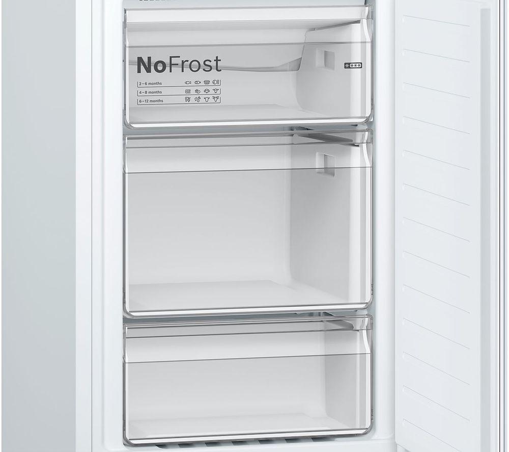 Frigorífico combi BOSCH Serie 2 KGN34NWEAG 50/50 - Blanco