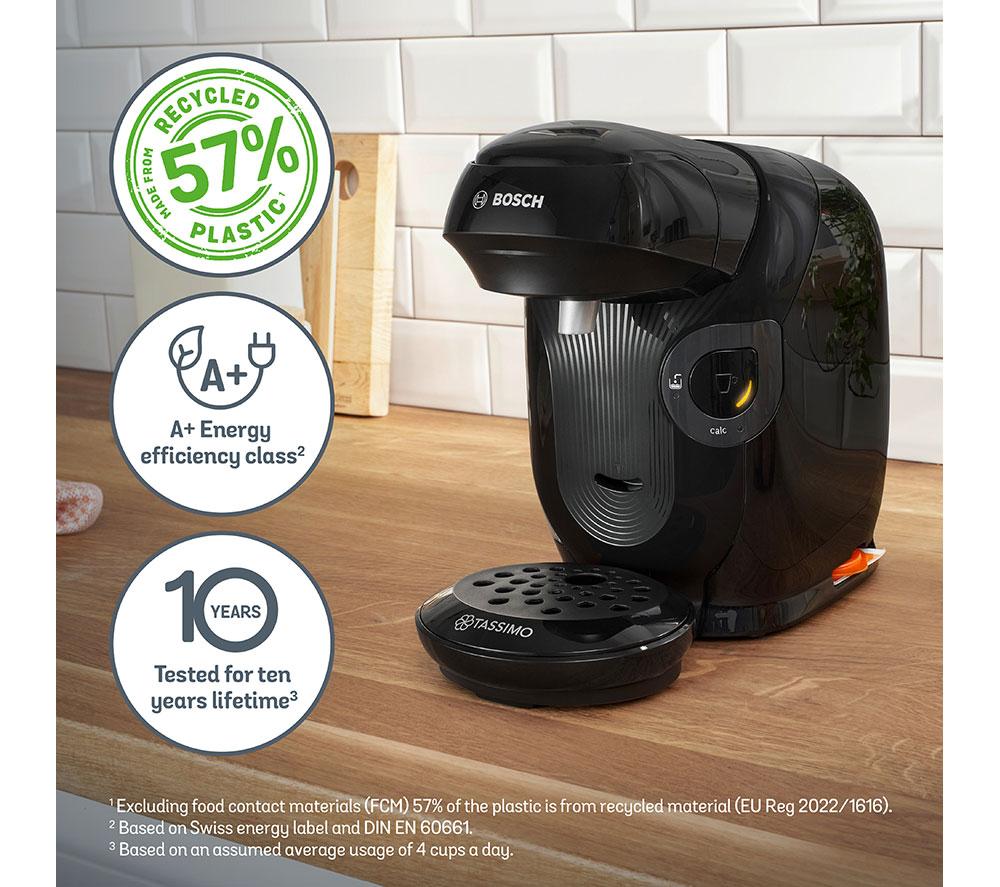 TASSIMO by Bosch Style Friendly TAS112EGB Coffee Machine - Black
