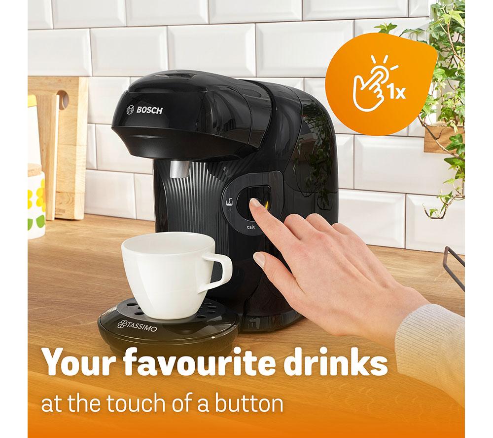 TASSIMO by Bosch Style Friendly TAS112EGB Coffee Machine - Black