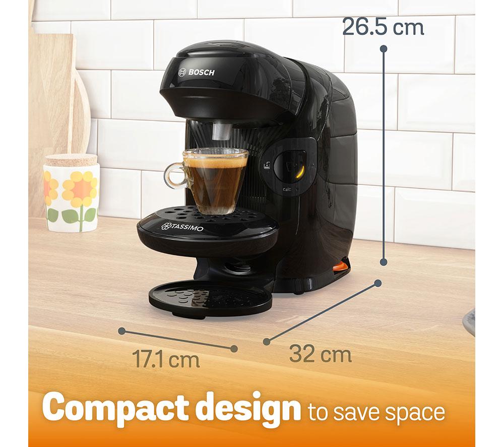TASSIMO by Bosch Style Friendly TAS112EGB Coffee Machine - Black