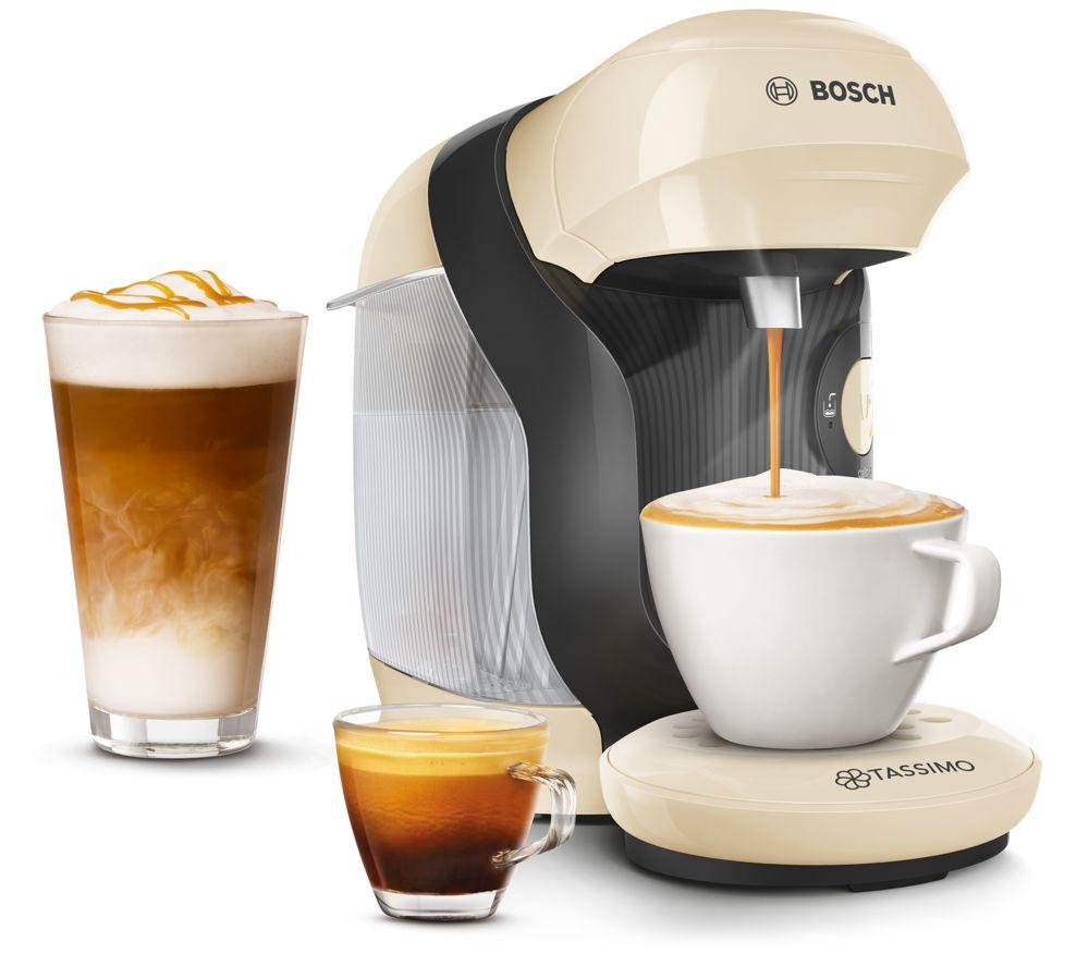 TASSIMO by Bosch Style Friendly TAS117EGB Coffee Machine - Cream
