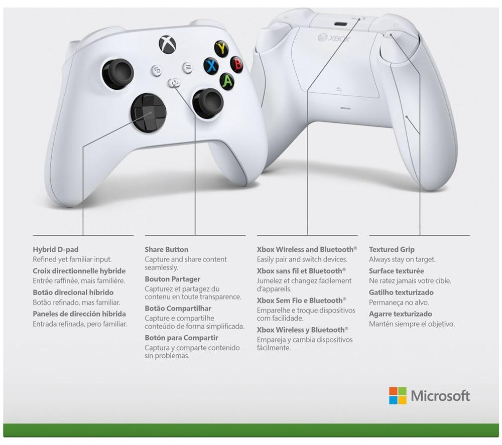 XBOX Wireless Controller - Robot White