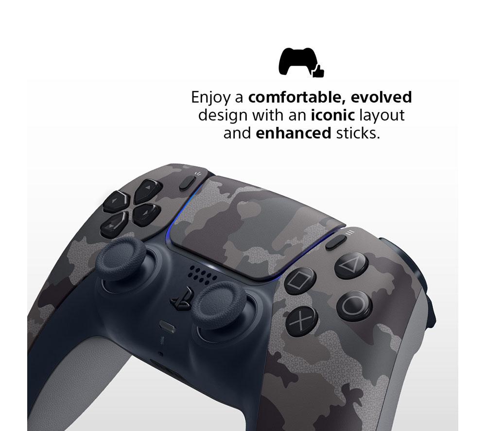 PLAYSTATION PS5 DualSense Wireless-Controller - Camouflage-Grau